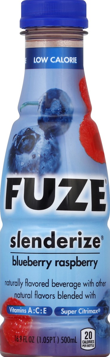 slide 2 of 4, Fuze Slenderize Blueberry Raspberry Flavored Beverage - 16.9 oz, 16.9 oz