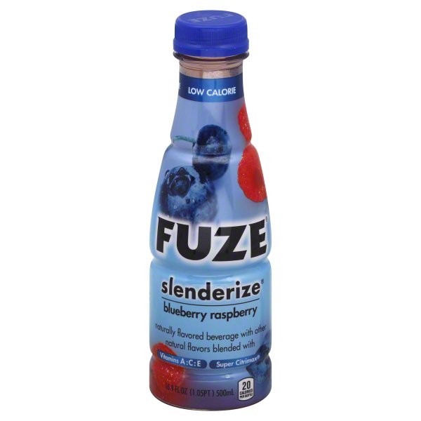 slide 1 of 4, Fuze Slenderize Blueberry Raspberry Flavored Beverage - 16.9 oz, 16.9 oz