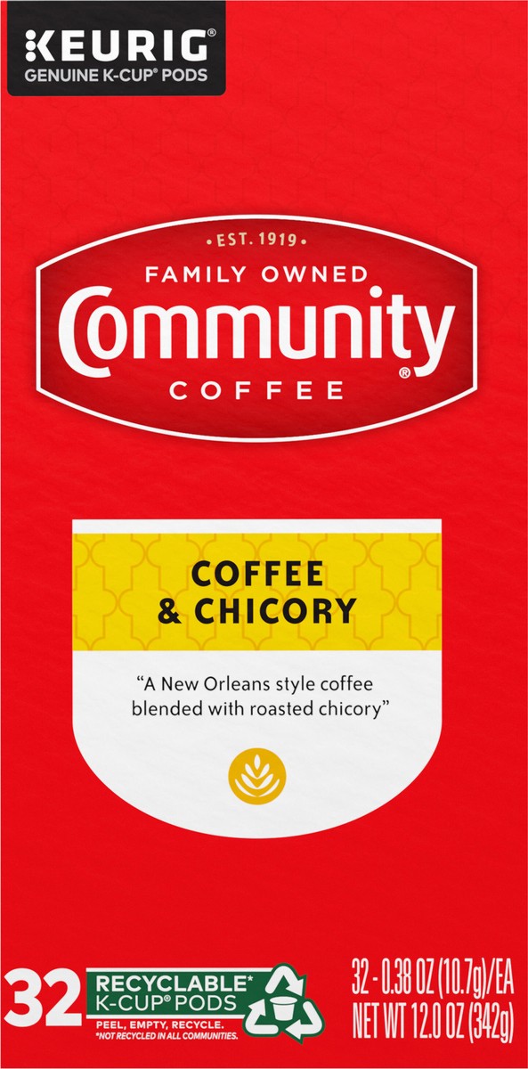 slide 3 of 9, Community Coffee Coffee and Chicory, 32 ct