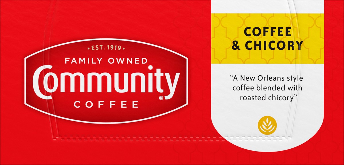 slide 7 of 9, Community Coffee Coffee and Chicory, 32 ct