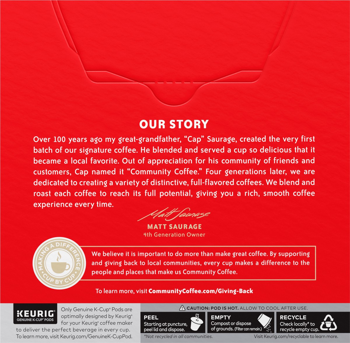 slide 8 of 9, Community Coffee Coffee and Chicory, 32 ct