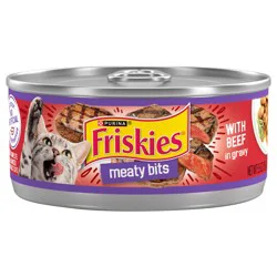 Purina Friskies Gravy Wet Cat Food, Meaty Bits With Beef in Gravy