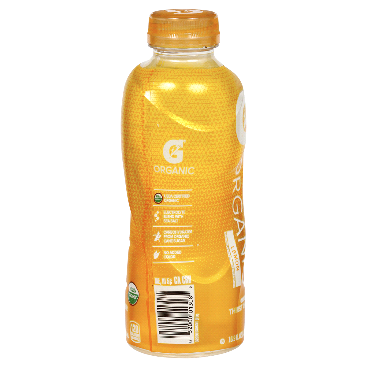 slide 3 of 3, Gatorade Organic Lemon, 16.9 oz