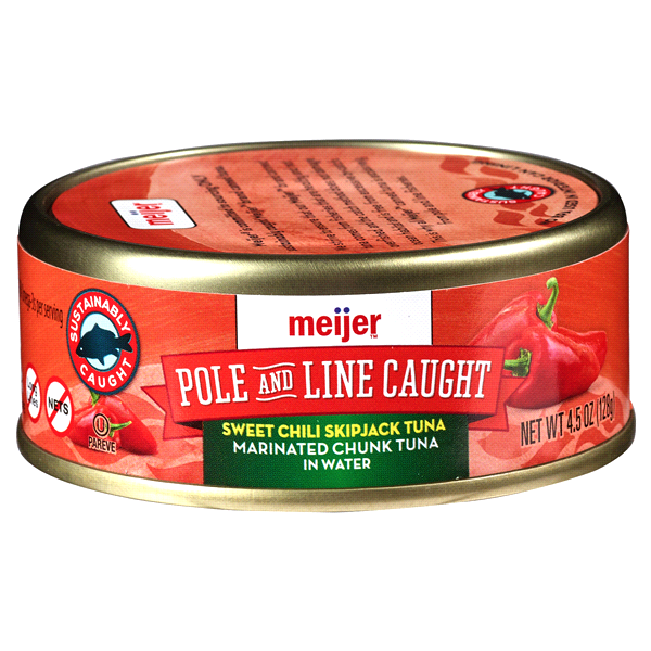 slide 1 of 1, Meijer Wild Caught Skipjack Tuna in Sweet Chili Sauce, 5 oz