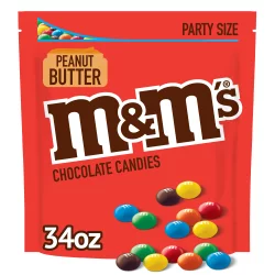 M&M'S Peanut Butter Milk Chocolate Candy, Party Size
