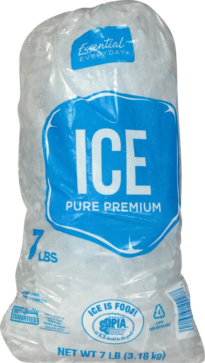 slide 3 of 12, Essential Everyday Pure Premium Ice 7 lb, per lb
