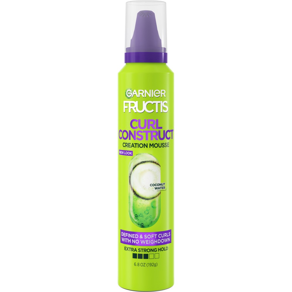 slide 1 of 2, Garnier Fructis Style Curl Construct Creation Hair Mousse - 6.8oz, 6.8 oz