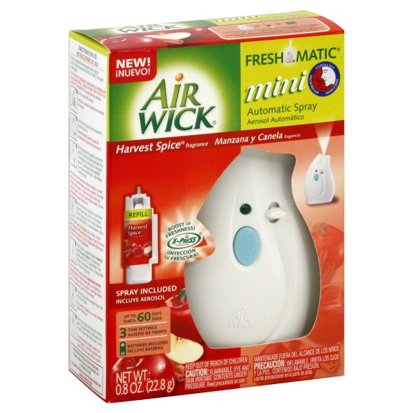 slide 1 of 1, Air Wick Freshmatic Mini Starter Harvest Spice, 1 ct