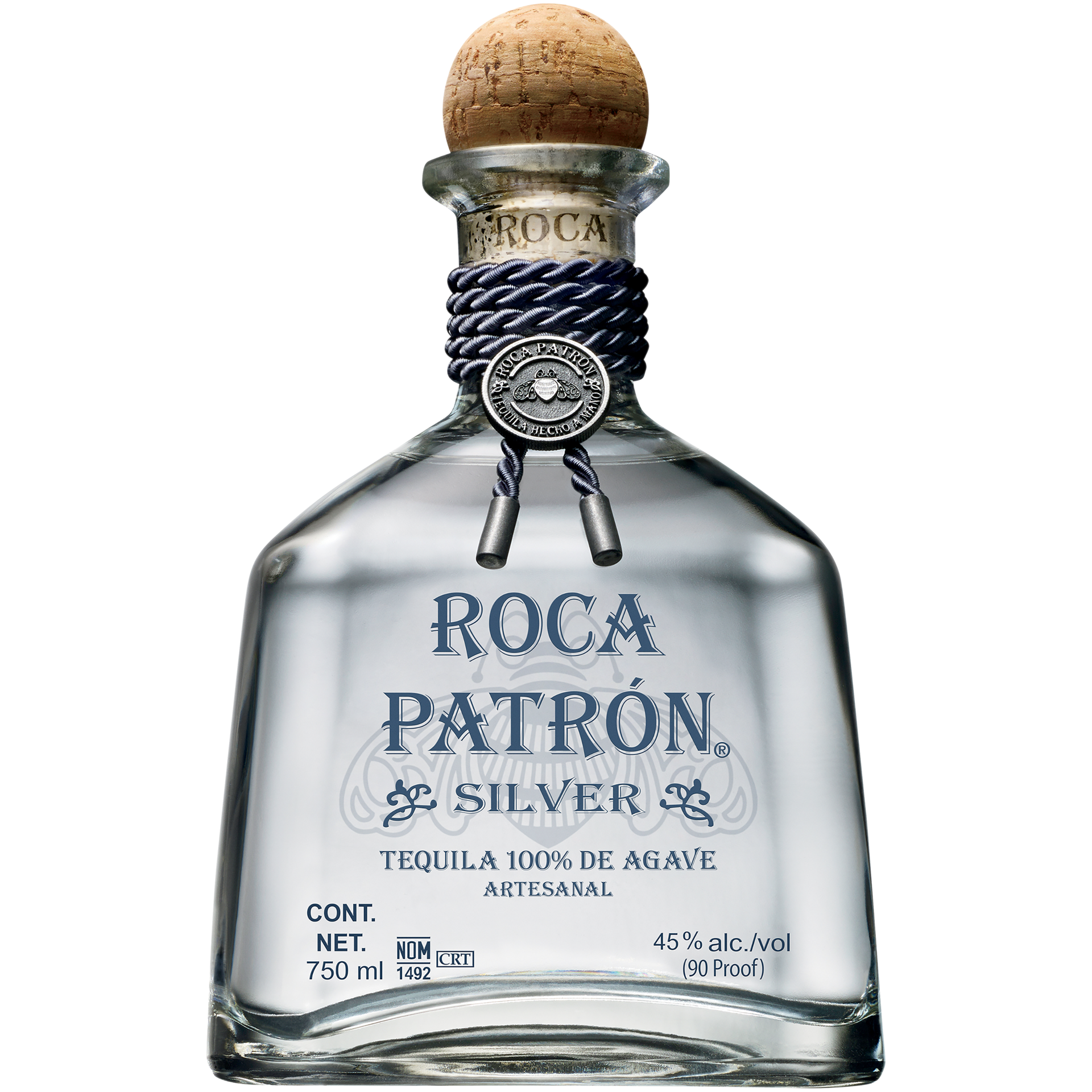 slide 1 of 5, Patrón Roca Patron Silver 45% 75Cl/750Ml, 750 ml