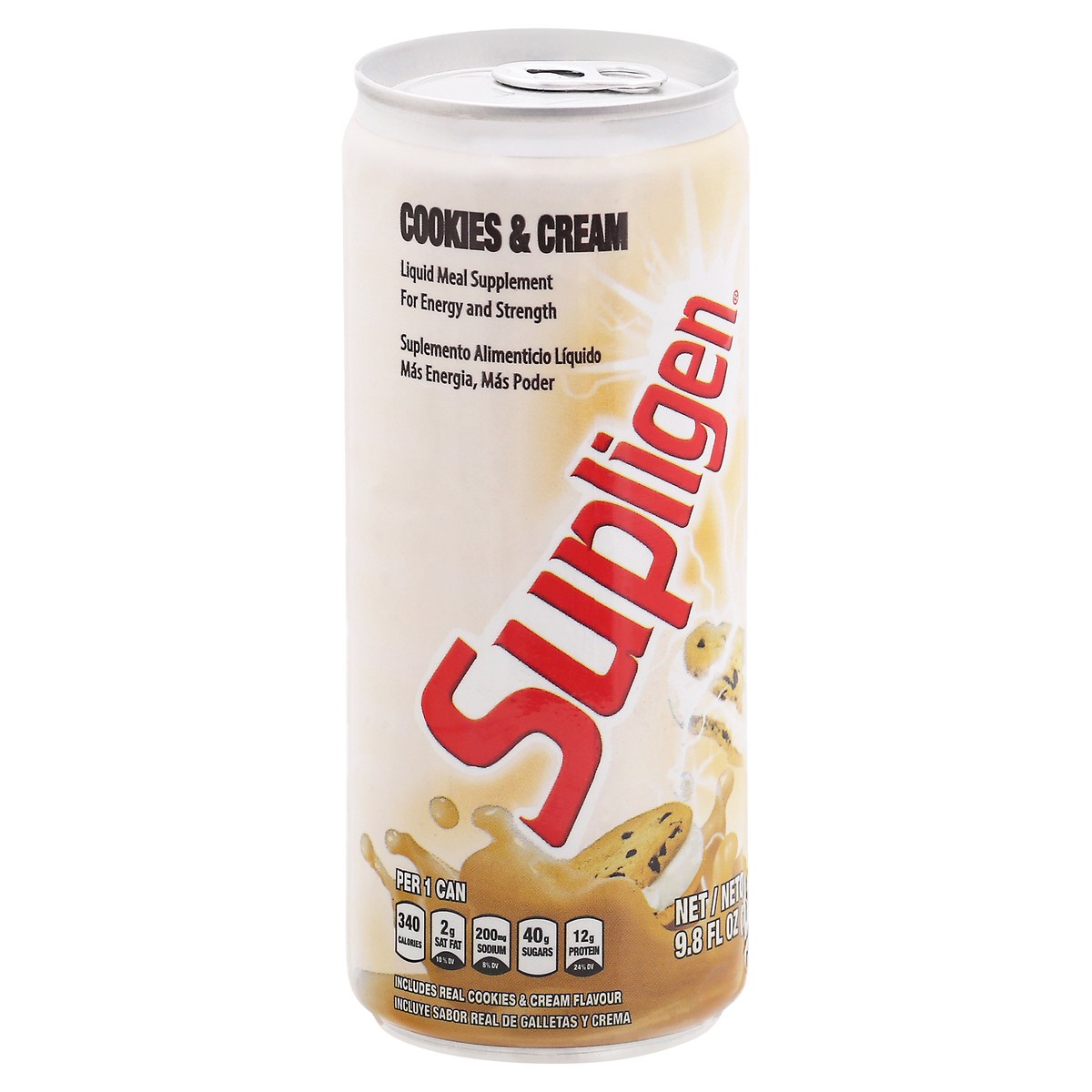 slide 2 of 9, Supligen Cookies & Cream Liquid Meal Supplement - 9.8 fl oz, 9.8 fl oz