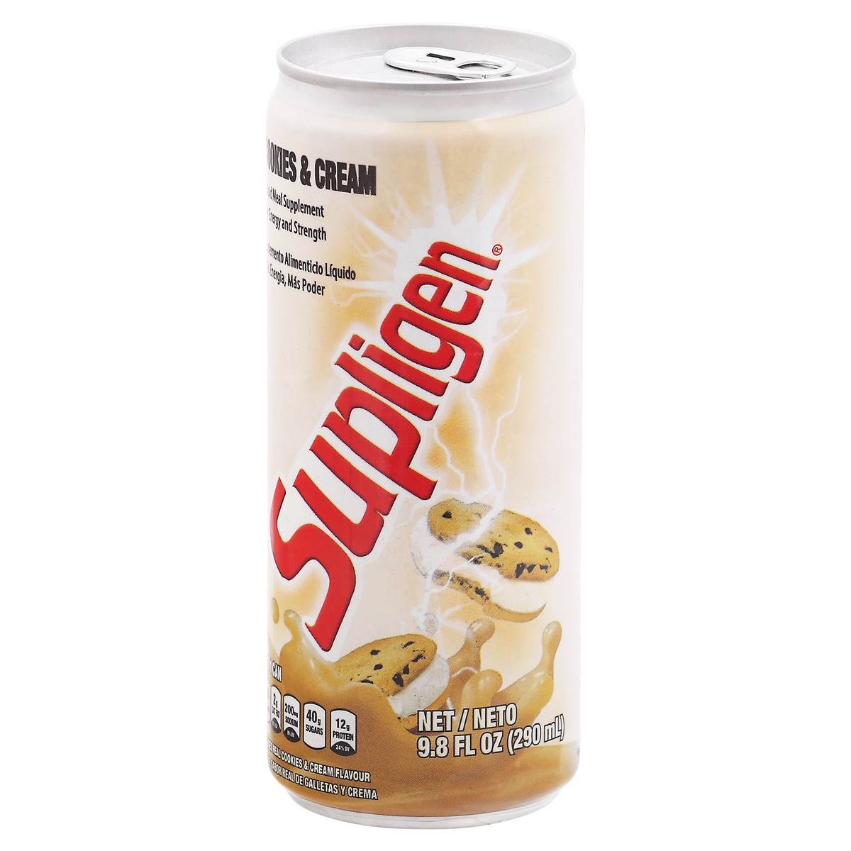 slide 3 of 9, Supligen Cookies & Cream Liquid Meal Supplement - 9.8 fl oz, 9.8 fl oz