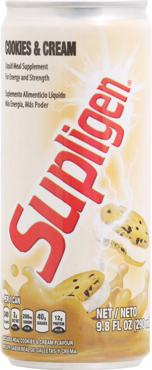 slide 1 of 9, Supligen Cookies & Cream Liquid Meal Supplement - 9.8 fl oz, 9.8 fl oz