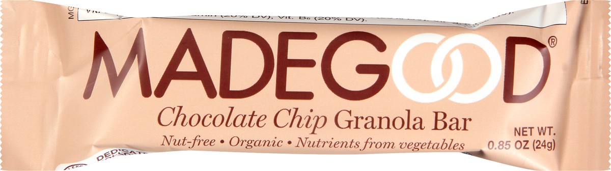 slide 13 of 13, Madegood Granola Bar, Chocolate Chip - 0.85 oz, 0.85 oz