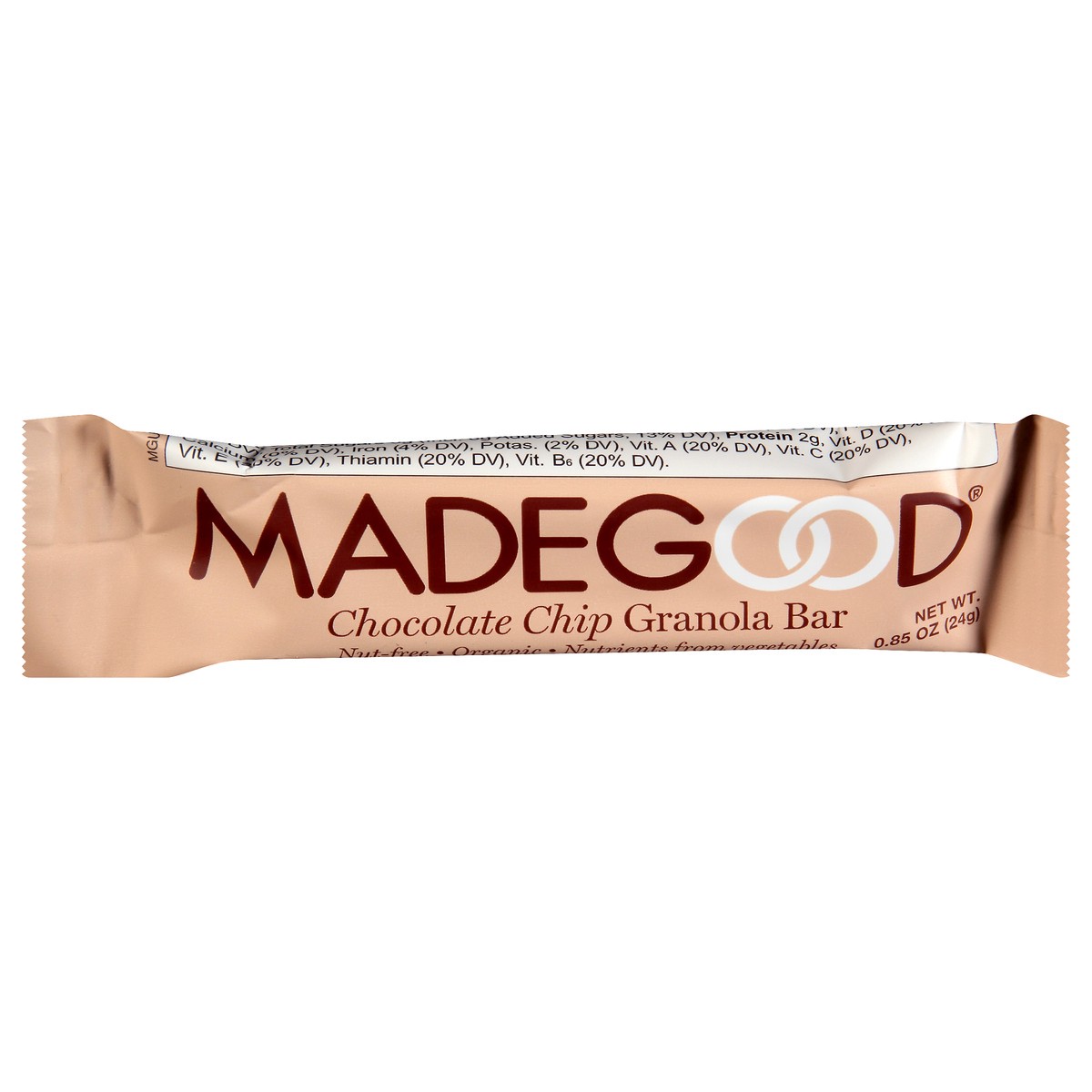 slide 8 of 13, Madegood Granola Bar, Chocolate Chip - 0.85 oz, 0.85 oz