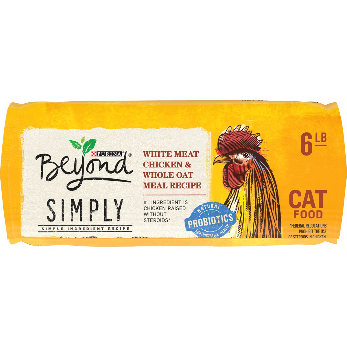 slide 2 of 9, Beyond Purina Beyond Natural Dry Cat Food Wholesome Ingredients for Whole Health White Meat Chicken and Whole Oat Meal Recipe, 6 lb