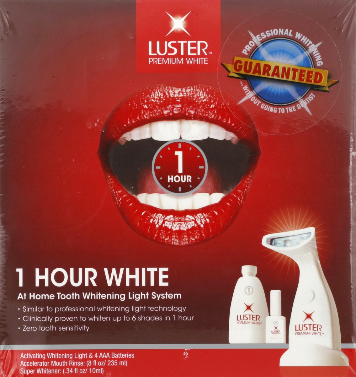 slide 1 of 7, Luster's Whitening Light System 1 ea, 1 ea