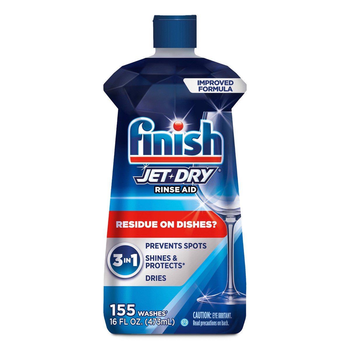 slide 1 of 9, Finish Jet Dry Rinse Aid, Dishwasher Drying Agent, Rinse Aid, 16 oz, 16 fl oz