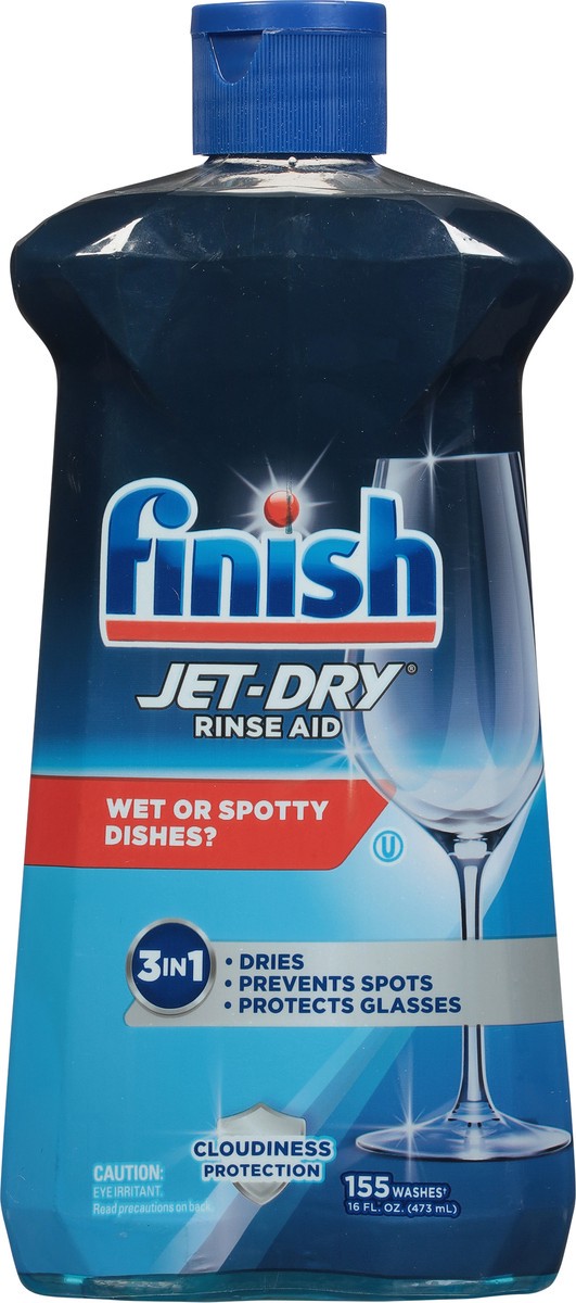 slide 2 of 9, Finish Jet-Dry Rinse Aid, Dishwasher Rinse & Drying Agent - 16 fl oz, 16 oz