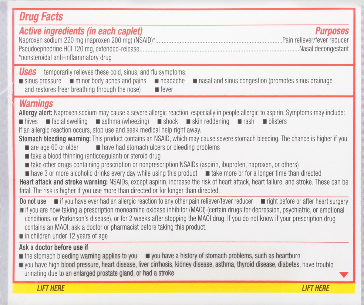 slide 3 of 9, Sudafed Caplets Pressure + Pain 12 Hour Sinus 16 ea, 