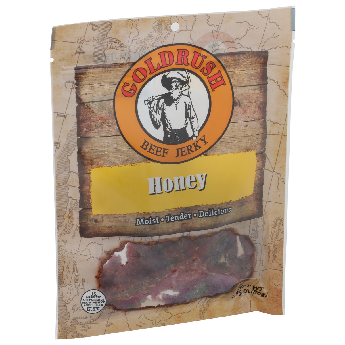 slide 7 of 13, Goldrush Honey Beef Jerky 2.85 oz, 2.85 oz