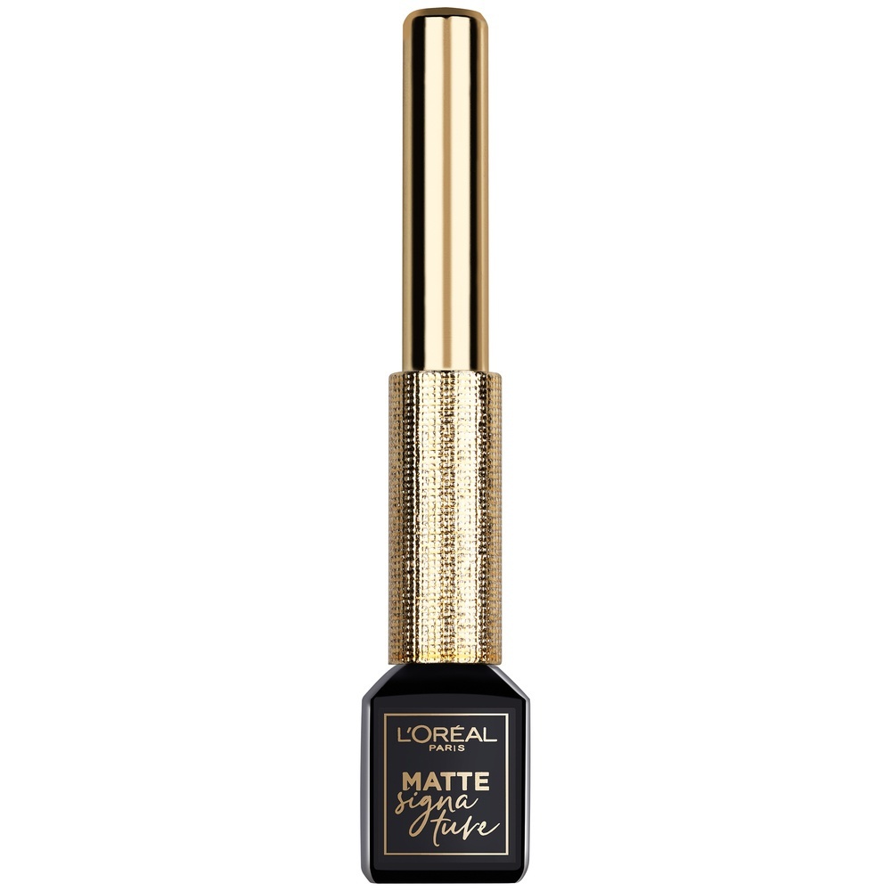 slide 1 of 5, L'Oréal Matte Signature Liquid Dip Eyeliner, Black, 0.07 fl oz