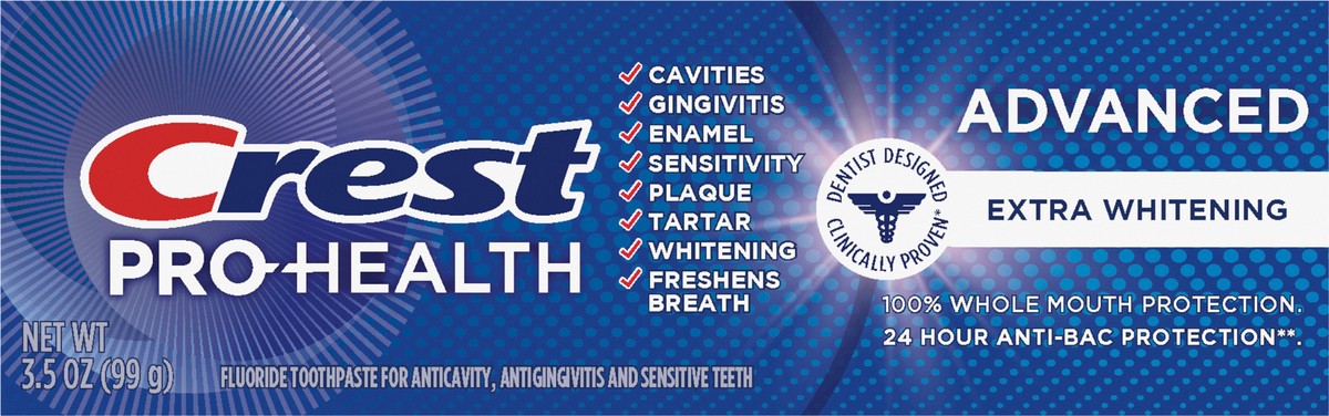 slide 2 of 11, Crest Pro-Health Advanced Extra White Toothpaste (3.5oz), 3.5 oz