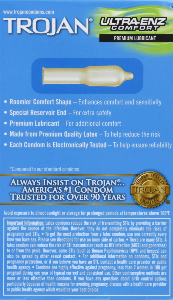 slide 6 of 7, Trojan Condoms 12 ea, 1 ct