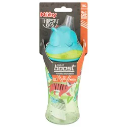 Nuby 18m+ 12 oz Thirsty Kids Flip-It Boost Bottle