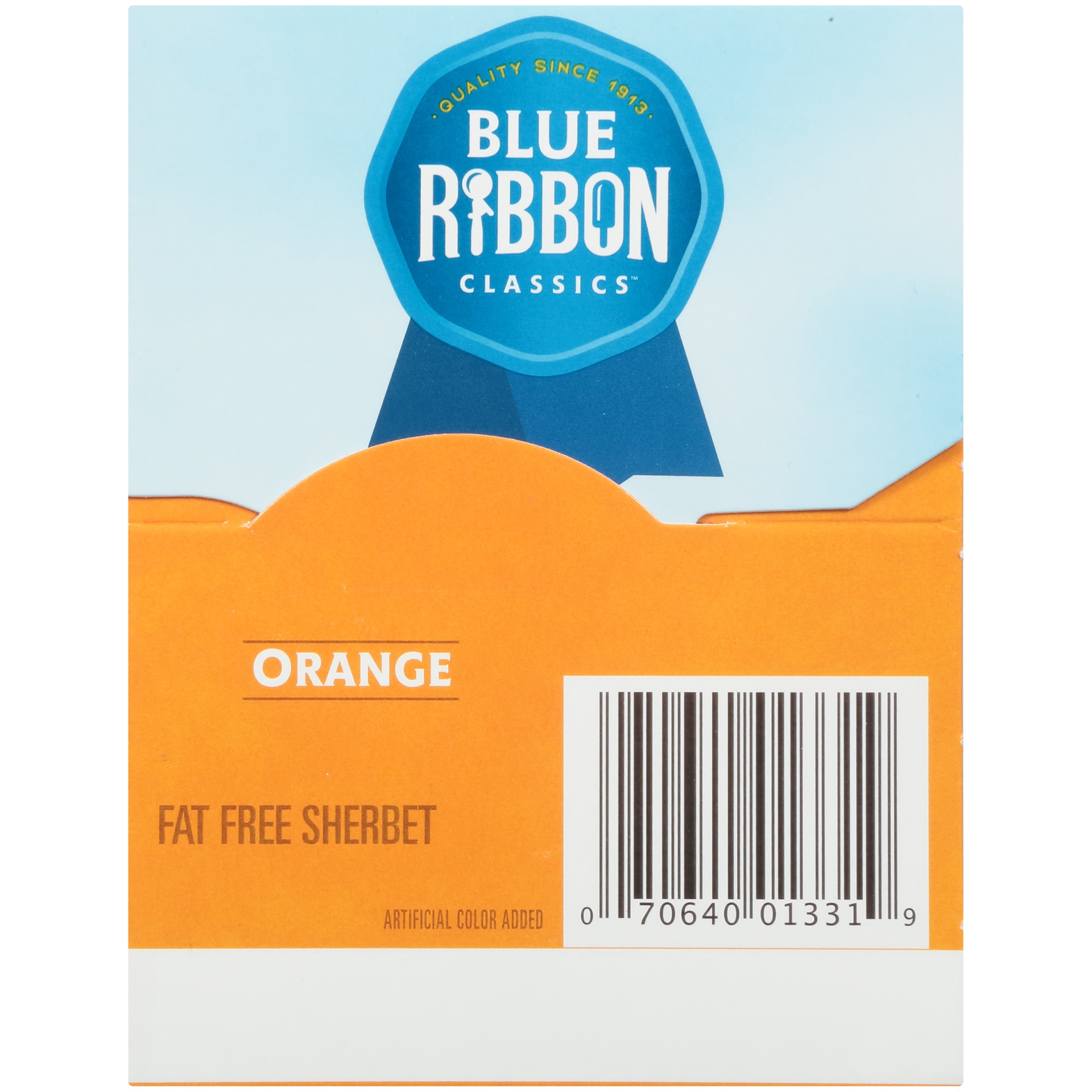 slide 6 of 8, Blue Ribbon Classics Orange Fat Free Sherbet, 1.75 qt