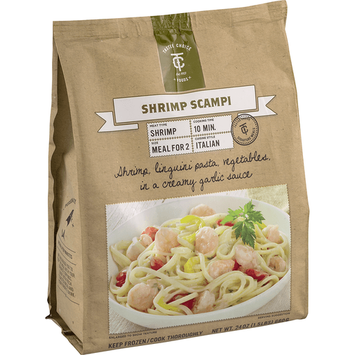 slide 2 of 18, Tastee Choice Shrimp Scampi Meal, 24 oz