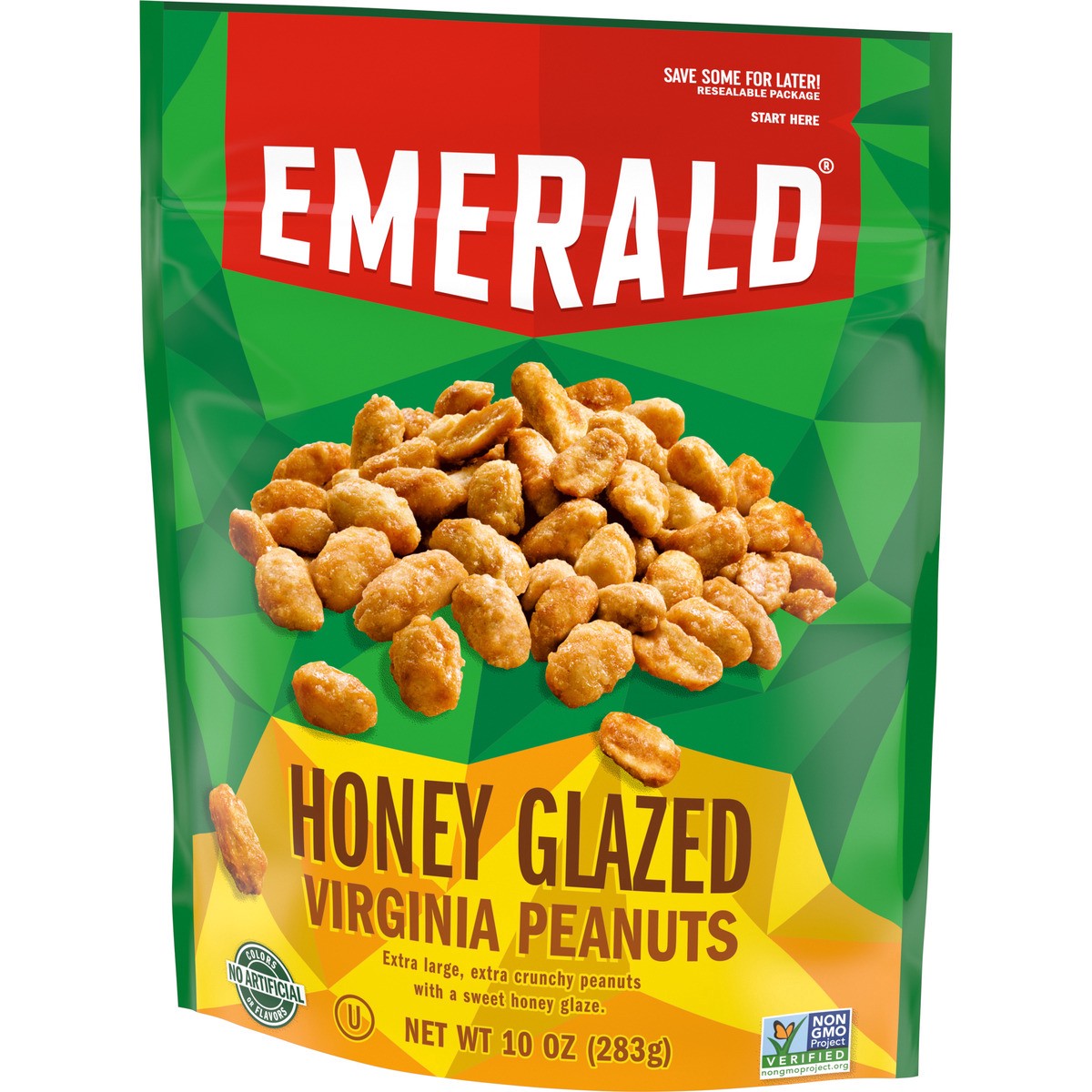 slide 3 of 11, Emerald Honey Roasted Virginia Peanuts, 10 oz