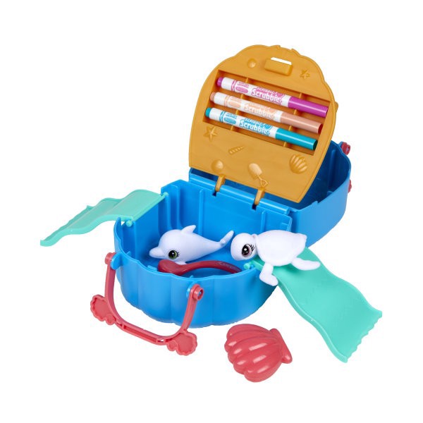 slide 5 of 5, Crayola Scribble Scrubbie Pets, Ocean Animals, Color & Wash Creative Toy, 1 ct