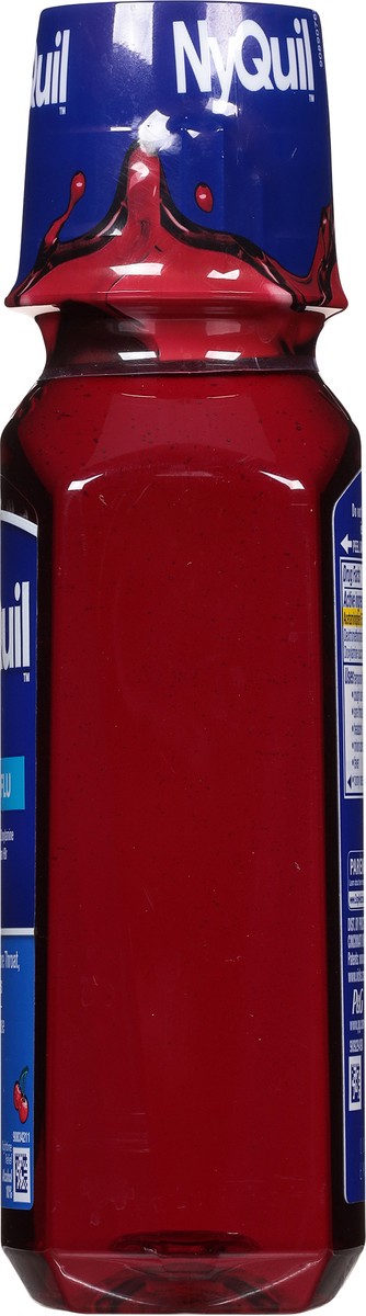 slide 8 of 9, Vicks Nyquil Cold & Flu Nighttime Relief Cherry Liquid, 8 oz