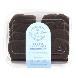 Simple Joys Bakery Iced Double Chocolate Sliced Cake