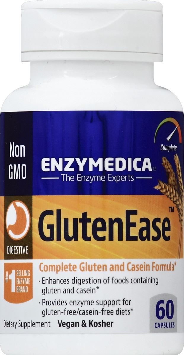 slide 2 of 2, Enzymedica GlutenEase 60 ea, 60 ct