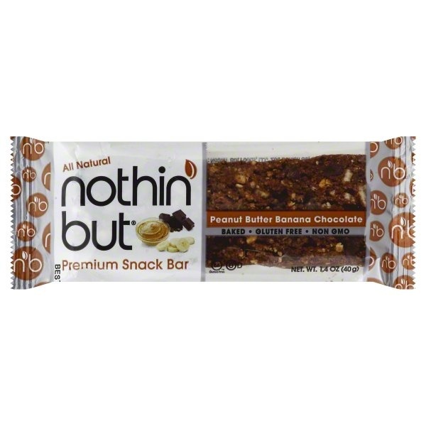 slide 1 of 1, Nothin' But Nothin' Pb/Ban/Choc Bar, 1.4 oz