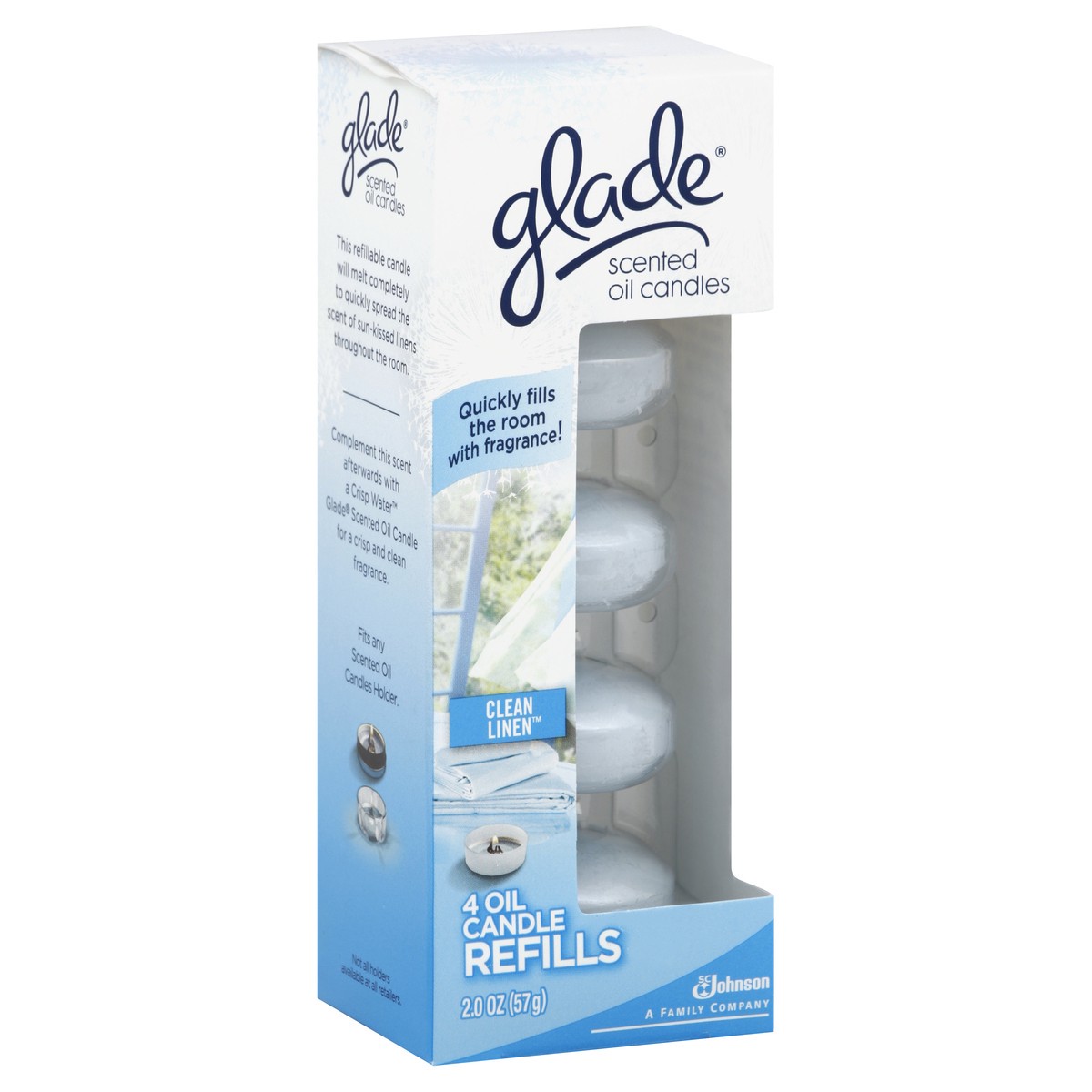 slide 2 of 5, Glade Scented Oil Candles 4 ea, 4 ct