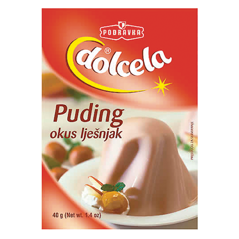 slide 1 of 1, Podravka Pudding Hazelnut, 40 gram