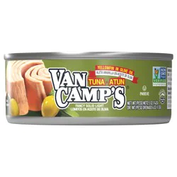 Van Camp''s Seafood Solid Light Yellowfin Tuna in Olive Oil 5 oz