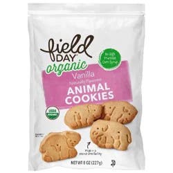 Field Day Vanilla Animal Cookies 8 oz