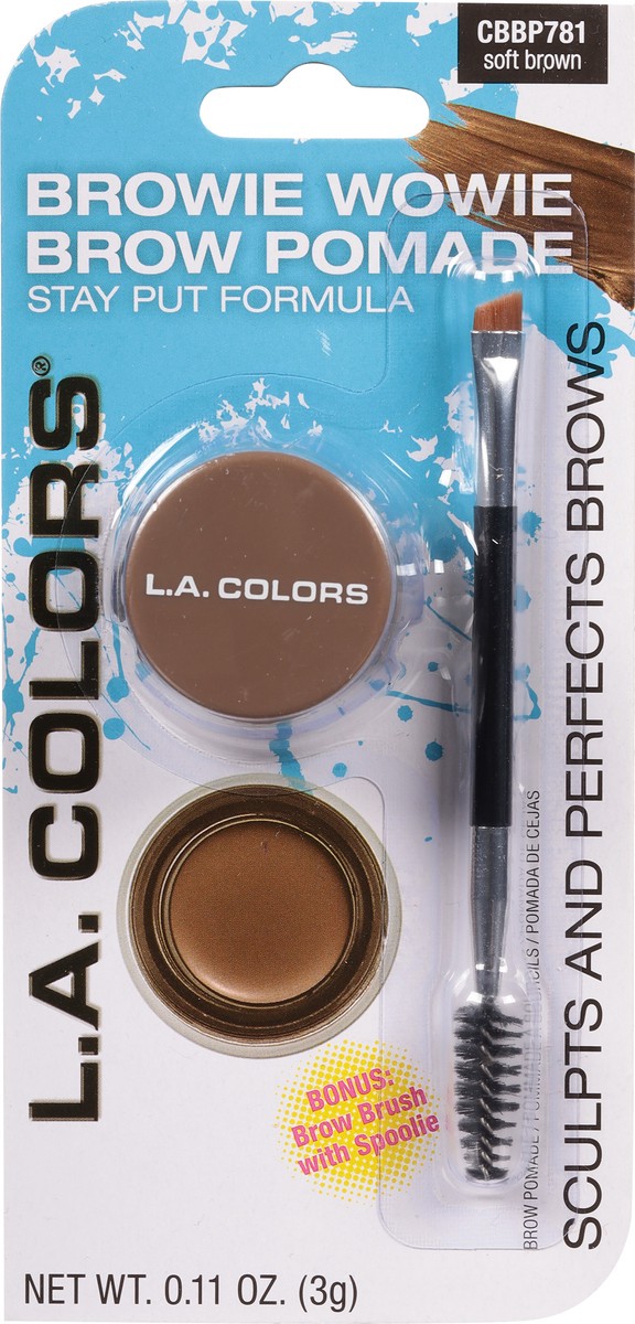 slide 6 of 10, L.A. Colors L.A.Colors Light Brown Browie Wowie Brow Pomade, 1 ct