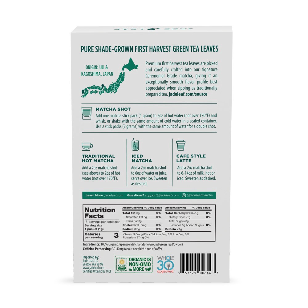 slide 2 of 6, Jade Leaf Tea Matcha Cer - 0.25 oz, 0.25 oz