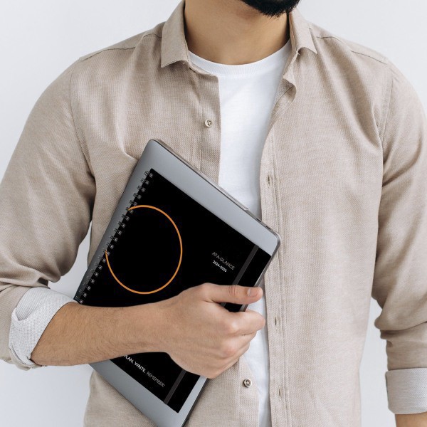 slide 2 of 8, 2024-2025 At-A-Glance Academic Weekly/Monthly Appointment Book Large Planner, 8-3/4"" X 11"", Black, July To June, 1 ct