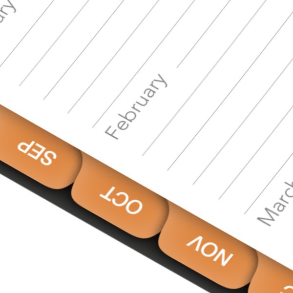 slide 8 of 8, 2024-2025 At-A-Glance Academic Weekly/Monthly Appointment Book Large Planner, 8-3/4"" X 11"", Black, July To June, 1 ct