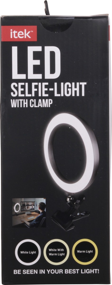 slide 8 of 9, itek Led Selfie Light With Clamp, 1 ct