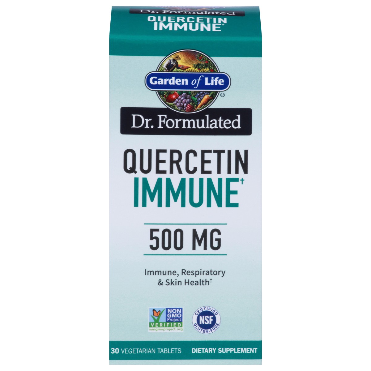slide 1 of 10, Garden of Life Dr. Formulated 500 mg Quercetin Immune 30 Vegetarian Tablets, 1 ct
