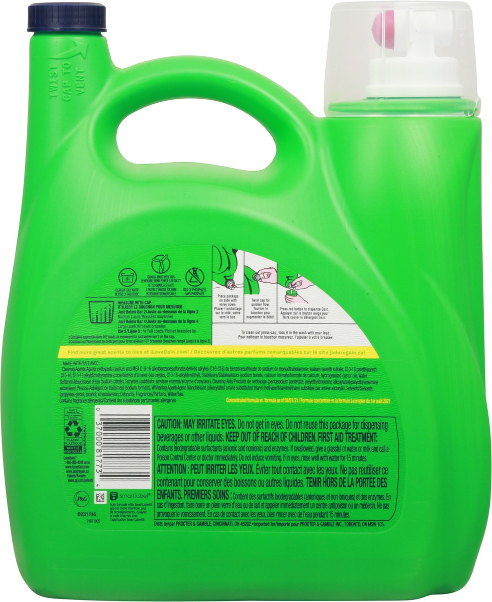 slide 8 of 11, Gain Mega Pack +Aroma Boost Lavender Detergent 154 fl oz, 154 fl oz