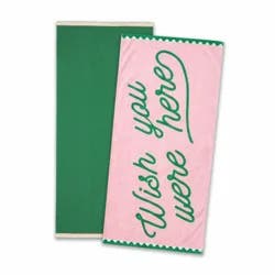 Everyday Living Wish You Were Here Beach Towel, 2 pk