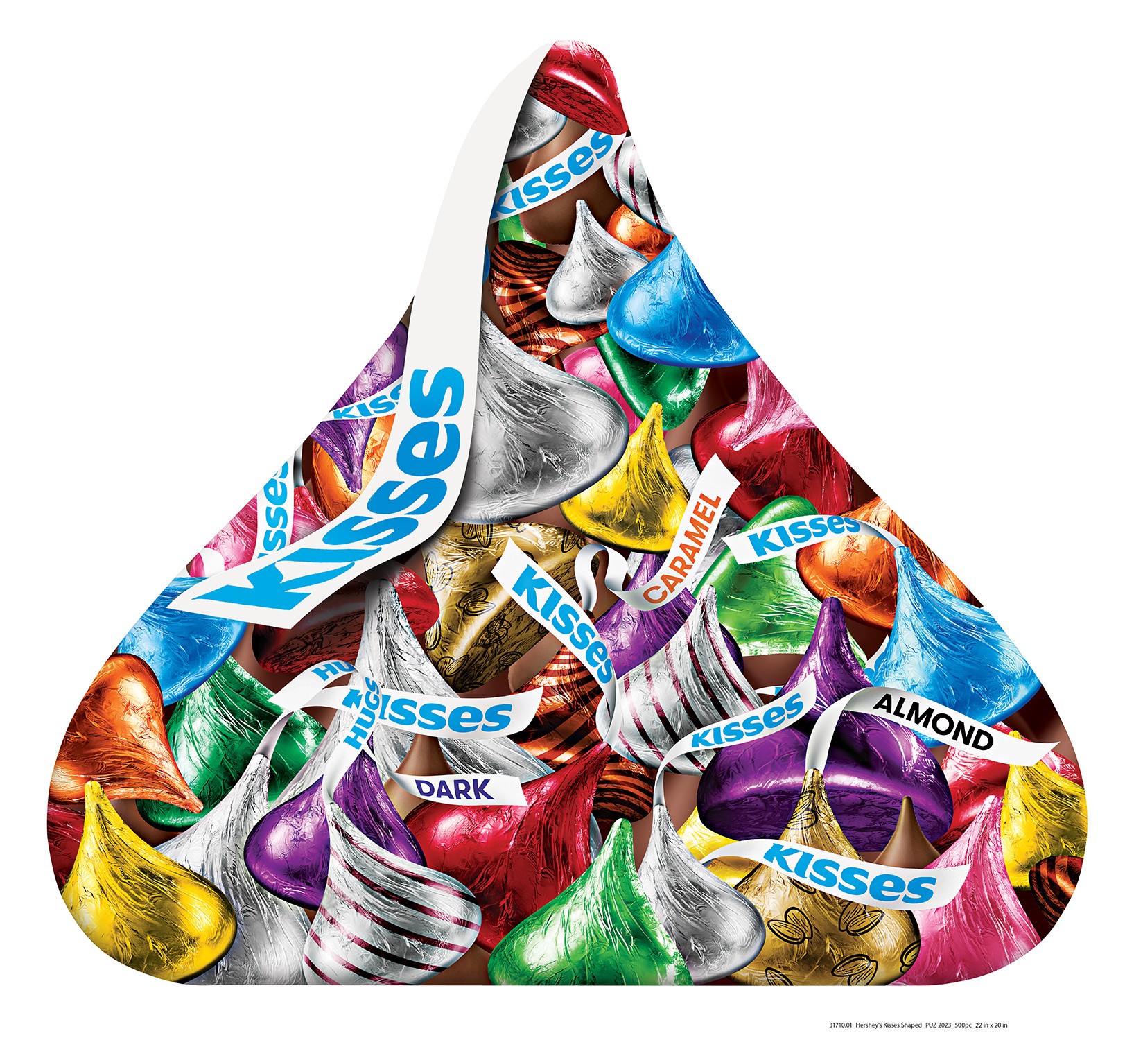 slide 4 of 5, Hershey's - Kiss 500 Piece Shaped Puzzle, 1 ct