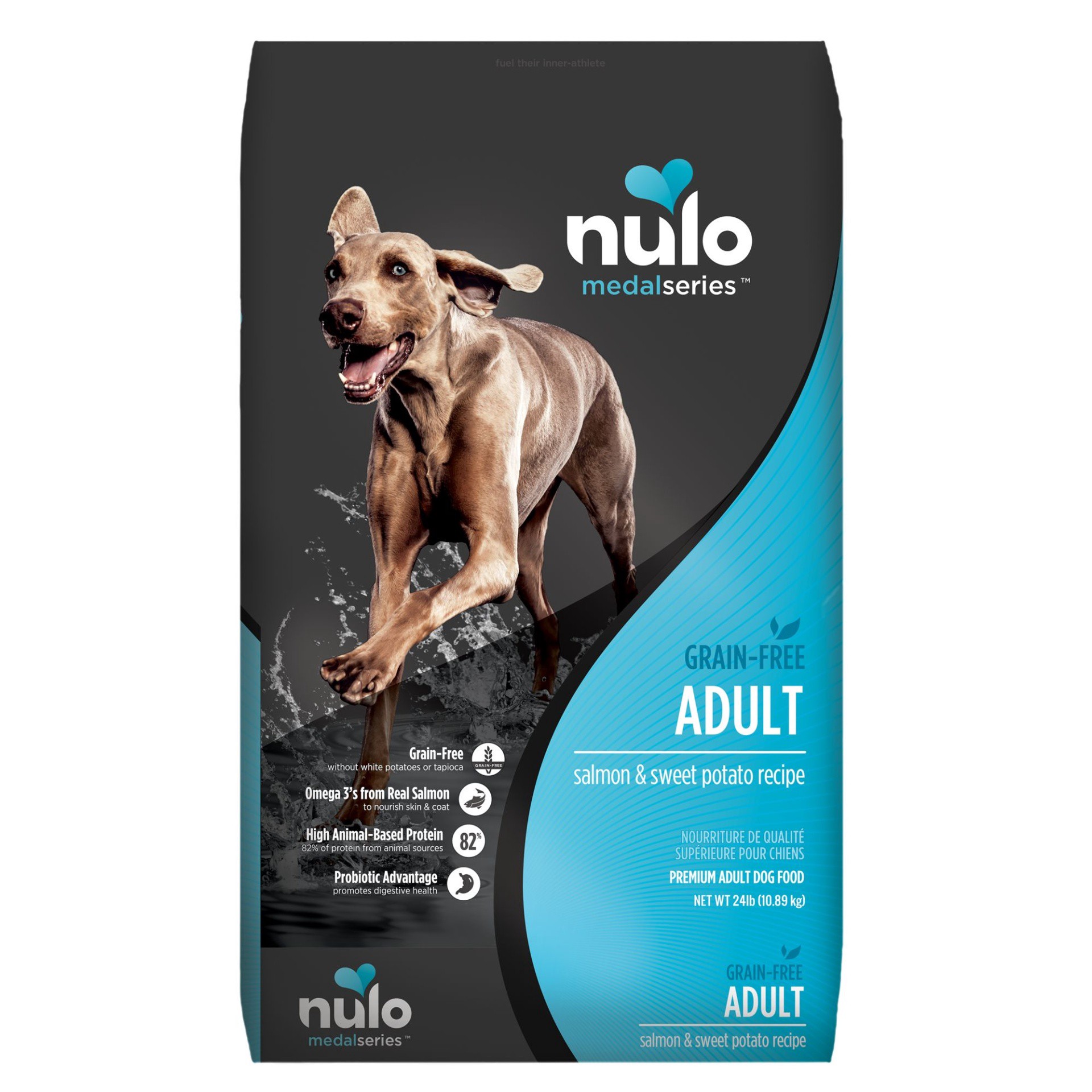 slide 1 of 1, Nulo MedalSeries Adult Dry Dog Food - Salmon, 24 lb